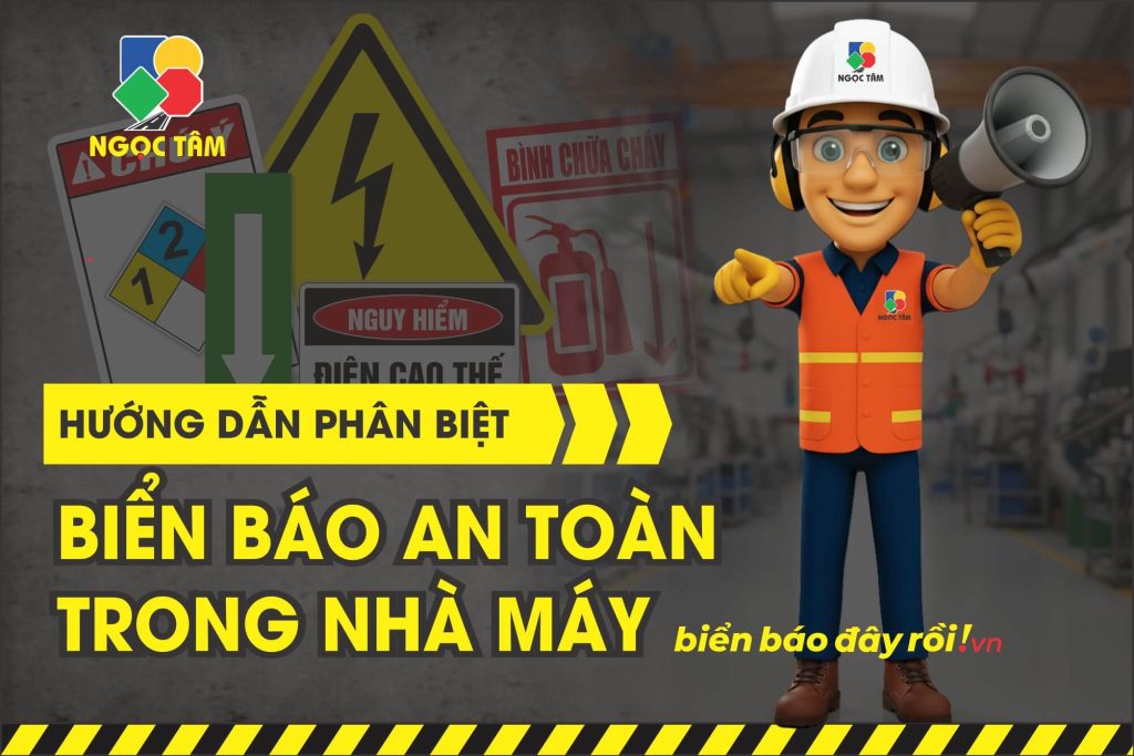 Hướng Dẫn Phân Biệt Các Biển Báo An Toàn Trong Nhà Máy | Chuẩn PCCC & ISO