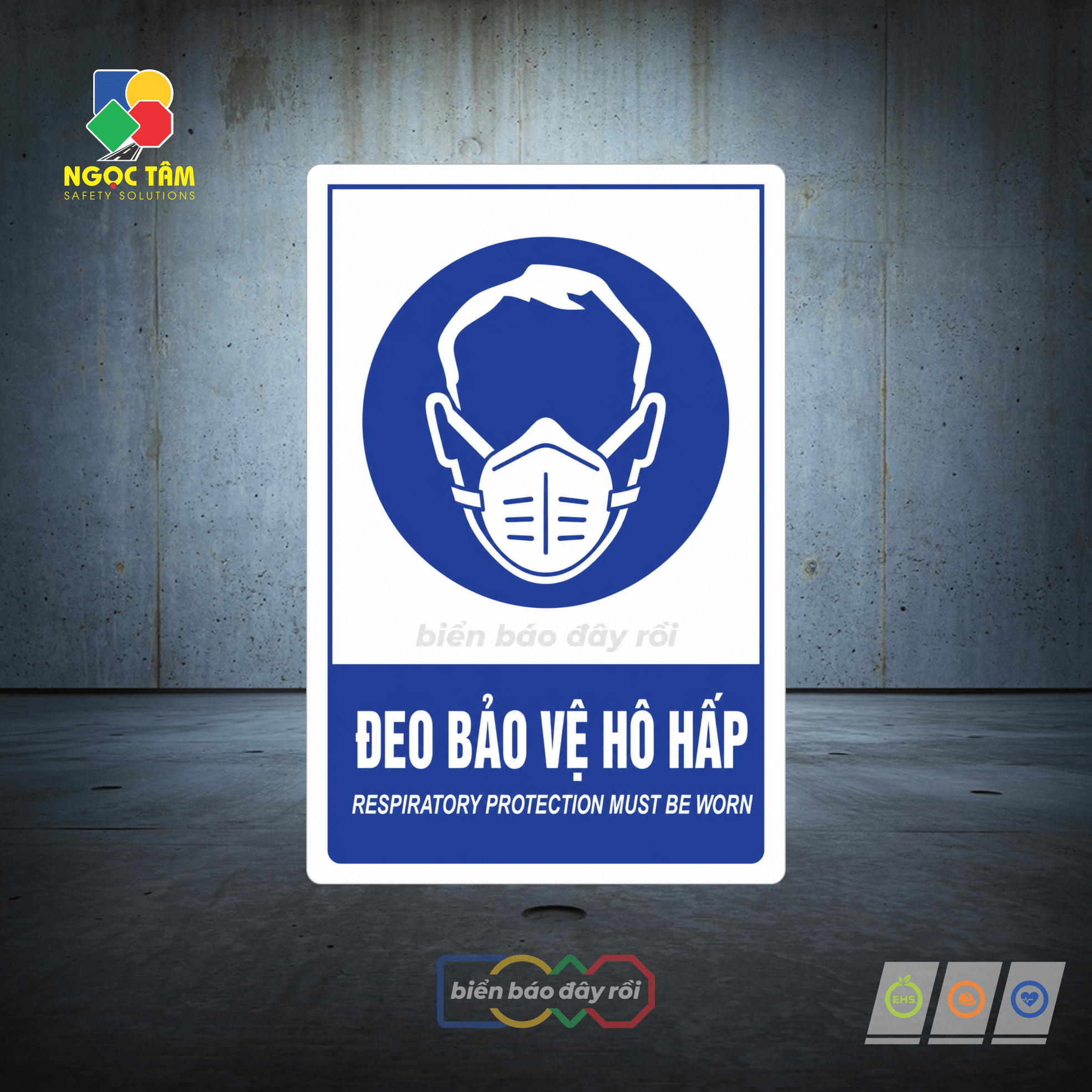 Biển báo bắt buộc đeo khẩu trang