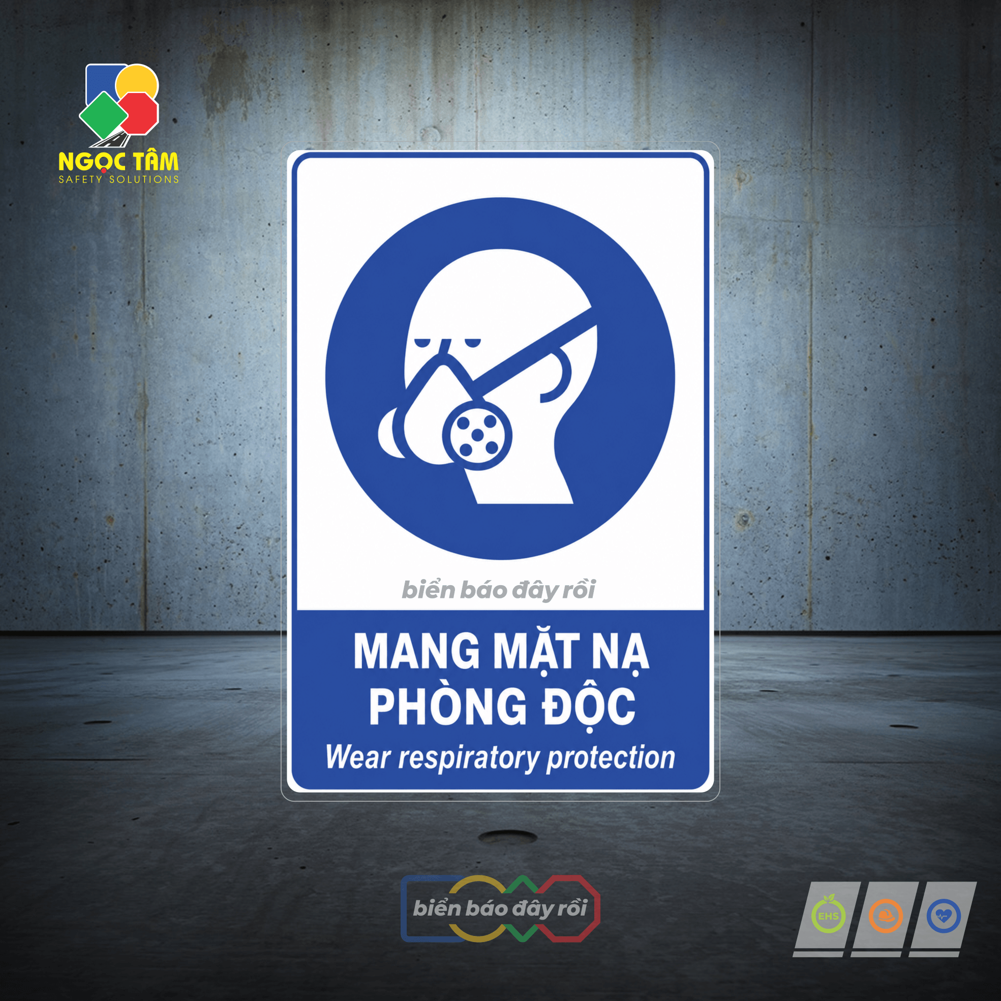 Biển báo bắt buộc đeo mặt nạ