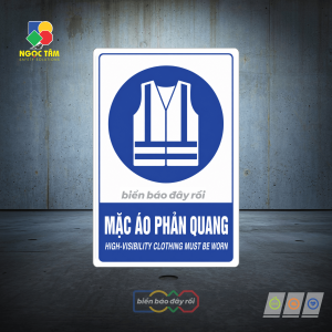 Biển báo bắt buộc mặc áo phản quang