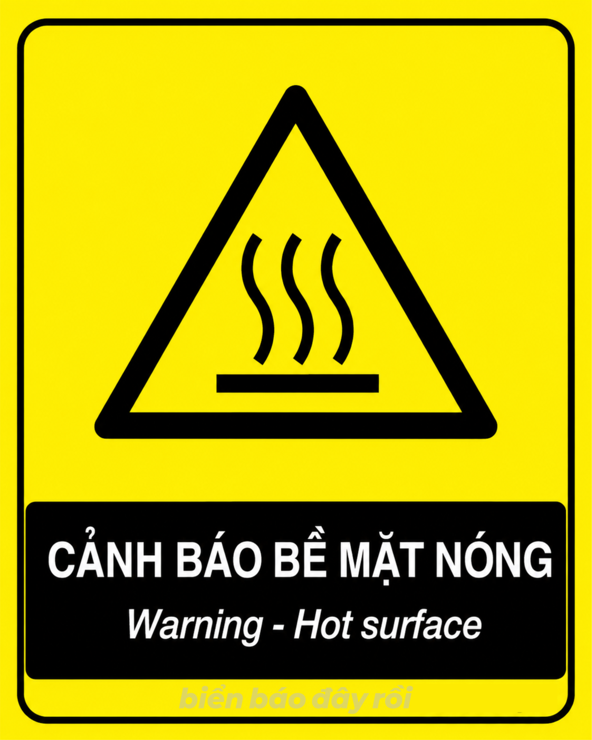 Biển báo cảnh báo nóng
