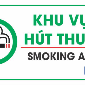 Biển báo chỉ dẫn khu vực hút thuốc