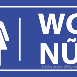 Biển báo chỉ dẫn WC Nữ