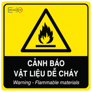 Biển báo hóa chất chất dễ cháy
