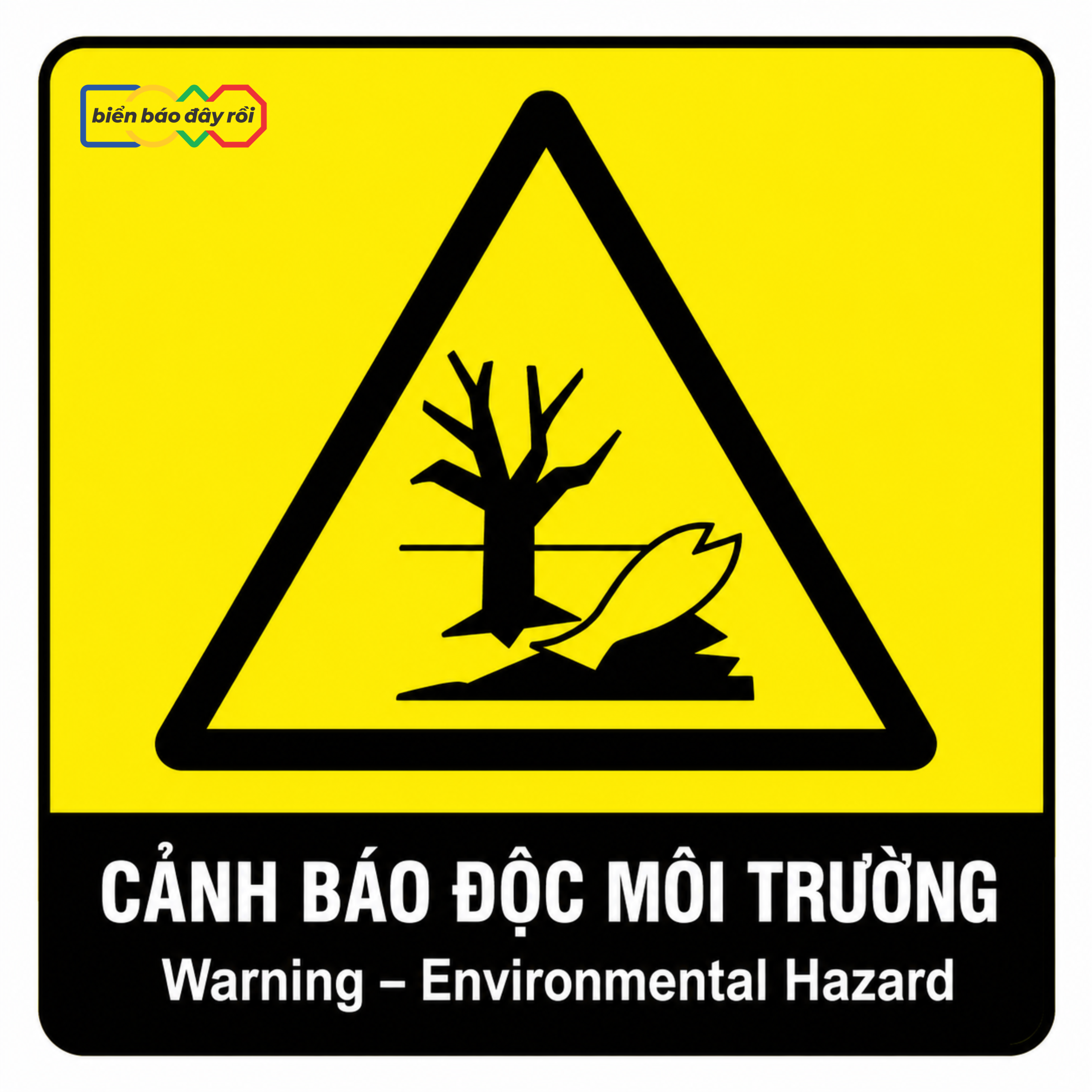 Biển báo hóa chất độc môi trường
