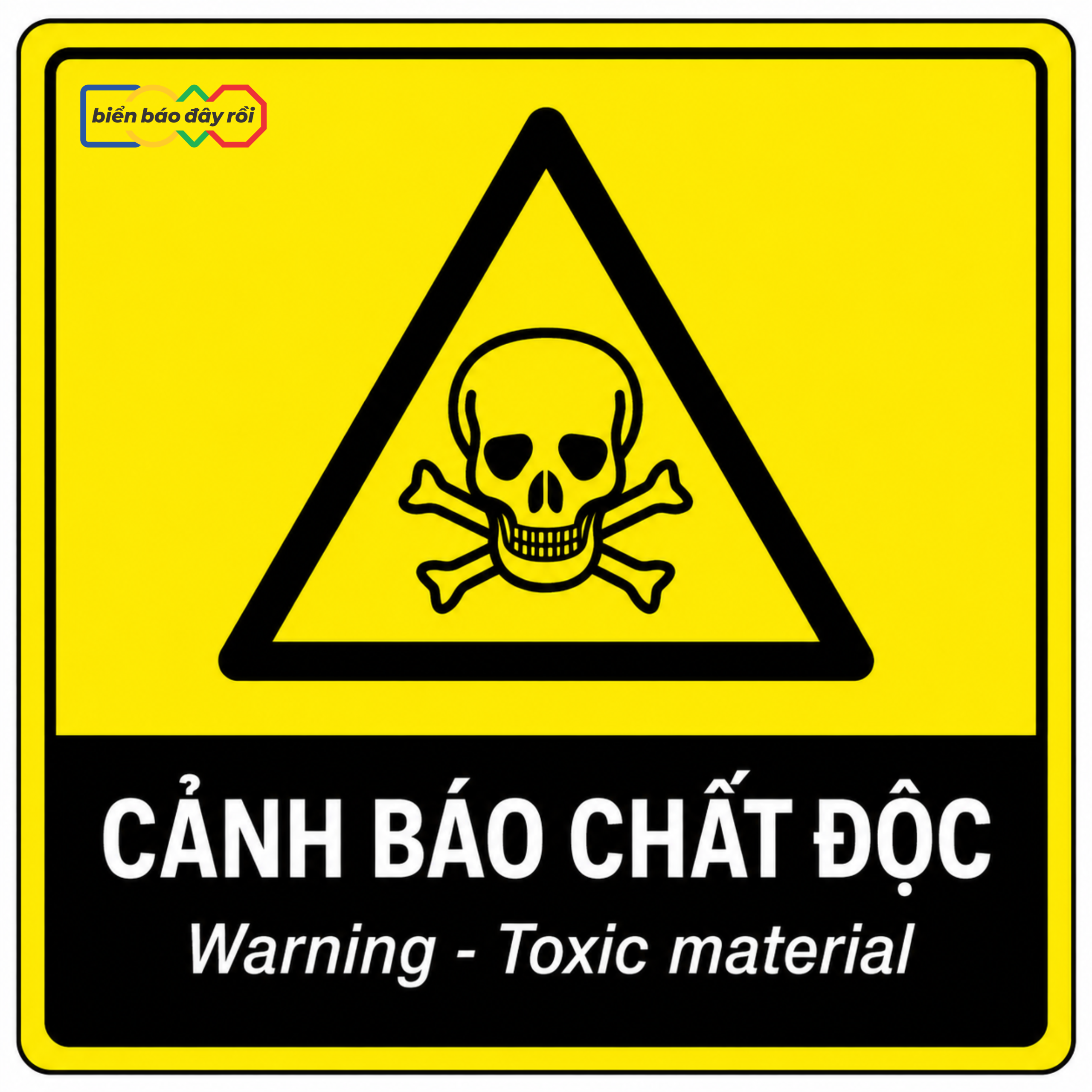 Biển báo hóa chất độc