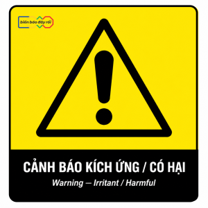 Biển báo hóa chất kích ứng có hại