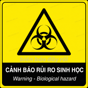 Biển báo nguy hiểm rủi ro sinh học