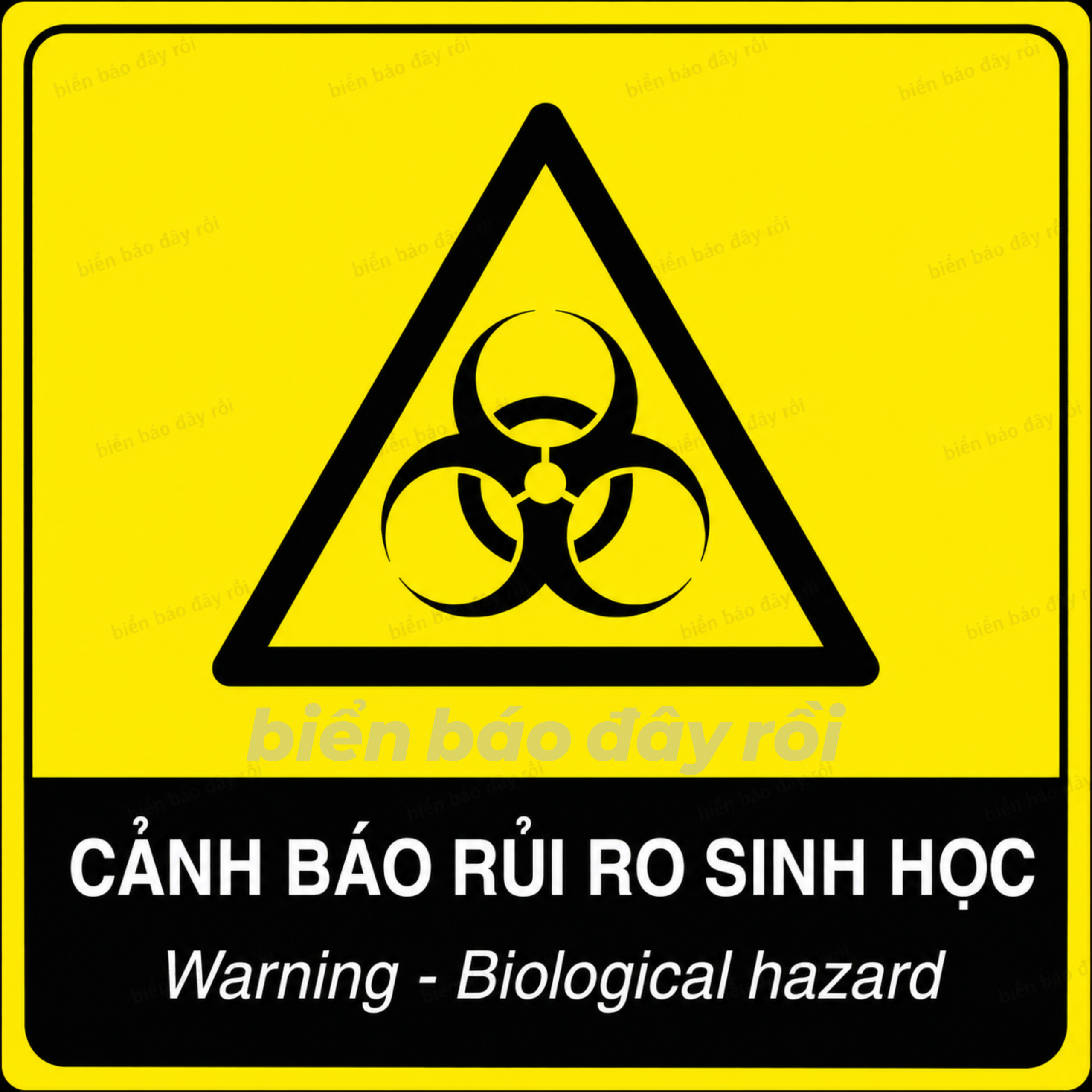 Biển báo nguy hiểm rủi ro sinh học