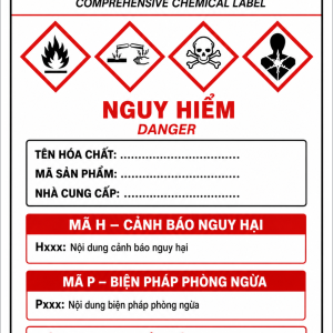 Biển báo nhãn hóa chất tổng hợp