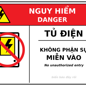 Biển báo Tủ điện không phận sự cấm vào