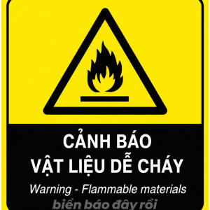 Biển báo vật liệu nguy hiểm dễ cháy