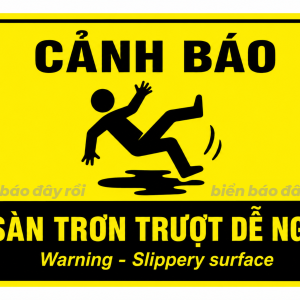 Biển cảnh báo nguy hiểm dễ ngã