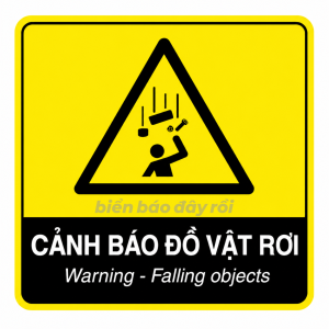 Biển cảnh báo nguy hiểm đồ vật rơi