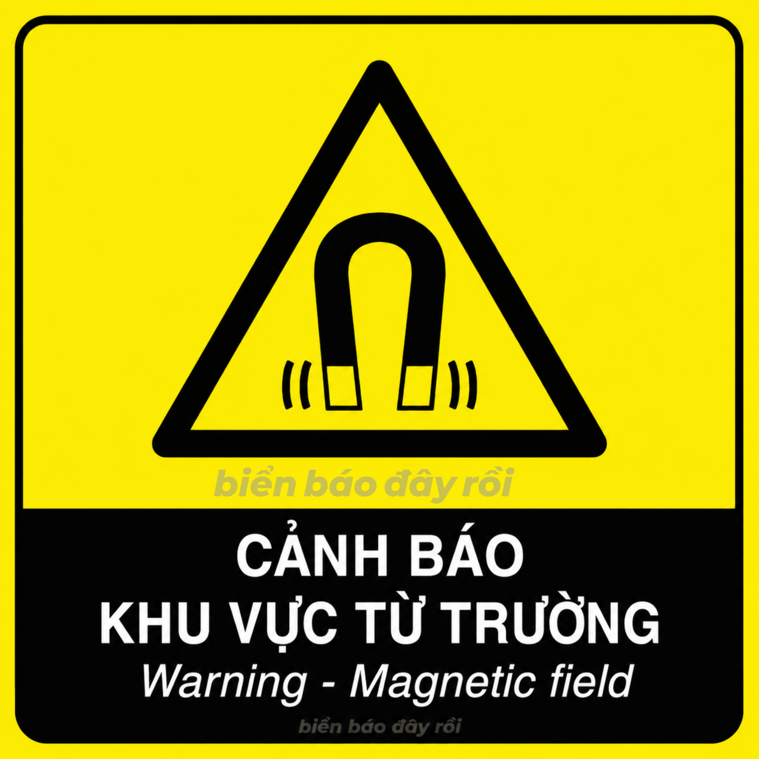 Biển cảnh báo nguy hiểm khu tư trường