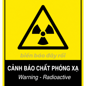 Biển cảnh báo nguy hiểm phóng xạ