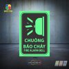 Biển báo chuông báo cháy dạ quang Fire Alarm Bell