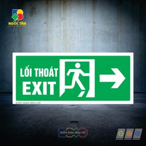 Biển lối thoát EXIT bên phải
