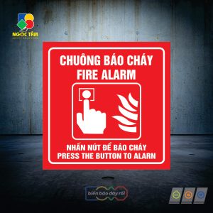 Biển nhấn nút báo cháy