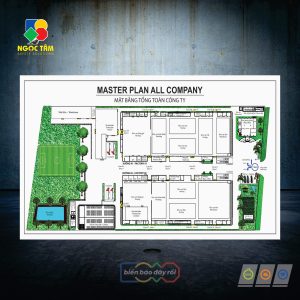 Biển sơ đồ tổng thể nhà máy
