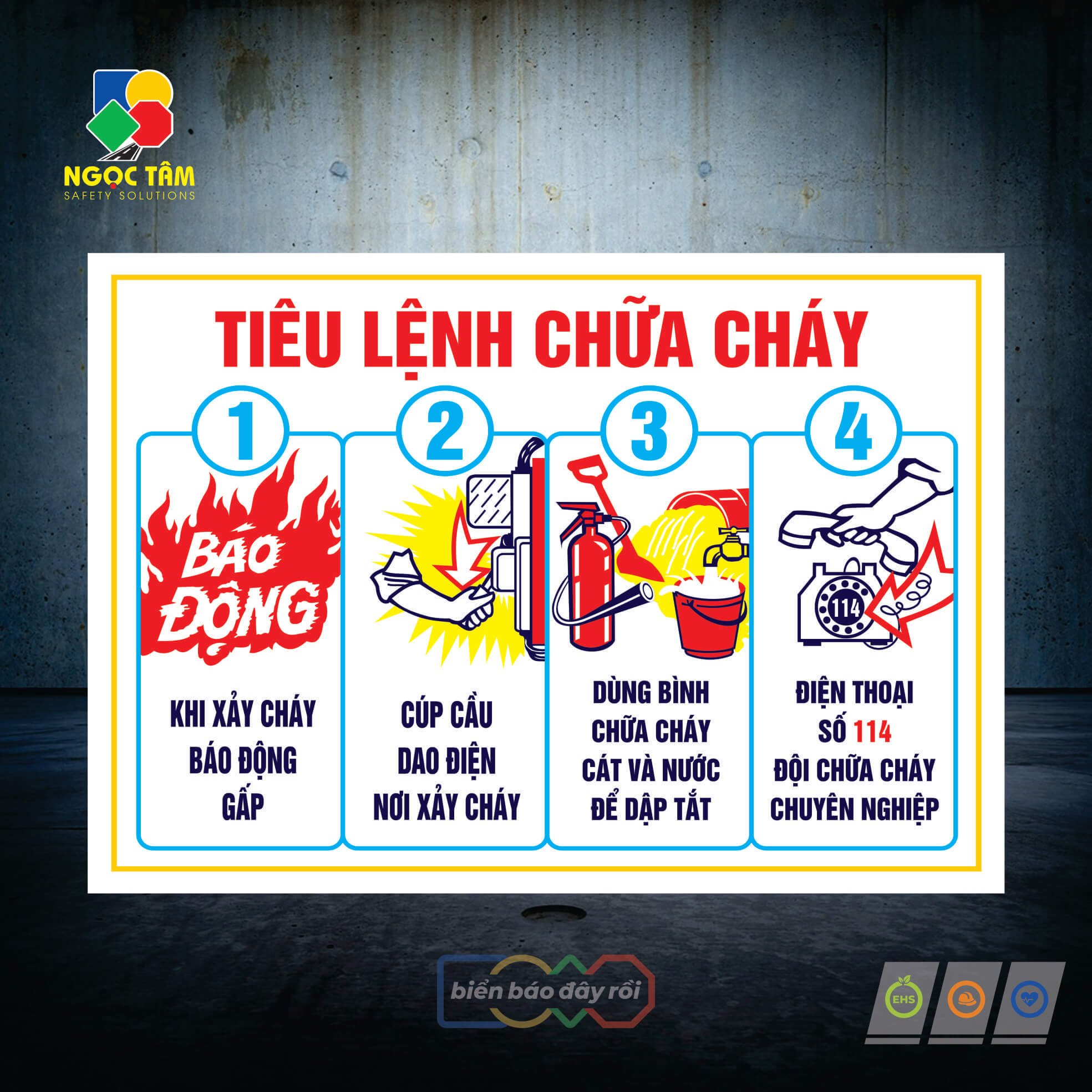 Biển tiêu lệnh PCCC