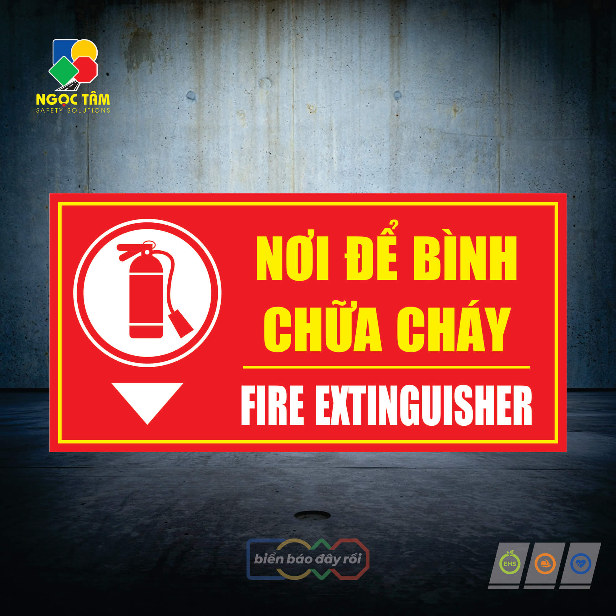 Biển nơi để bình chữa cháy